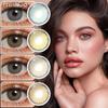 Prescription Color Contact Lenses With Diopters Soft Colored Lenses 1 Pair Natural Color Lenses for Vision Eye Lens
