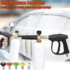 High Pressure Washer Car Wash Foam Gun Universal M14 X 1.5 Mm 1/4" Quick Plug Household Car Washing Foam Cleaner Spray Cars Tool