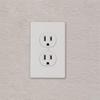 Fake Outlet Sticker 3D Printed Pretend Electrical Outlet Sticker Wall Power Outlet Sticker Gag Decor for Office Airport Prank