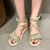 Chic and Elegant Black Open Toe Women's Sandals Summer Shoe Sale Casual High Quality 2025 Luxury Comfortable Vip Ladies Shoes