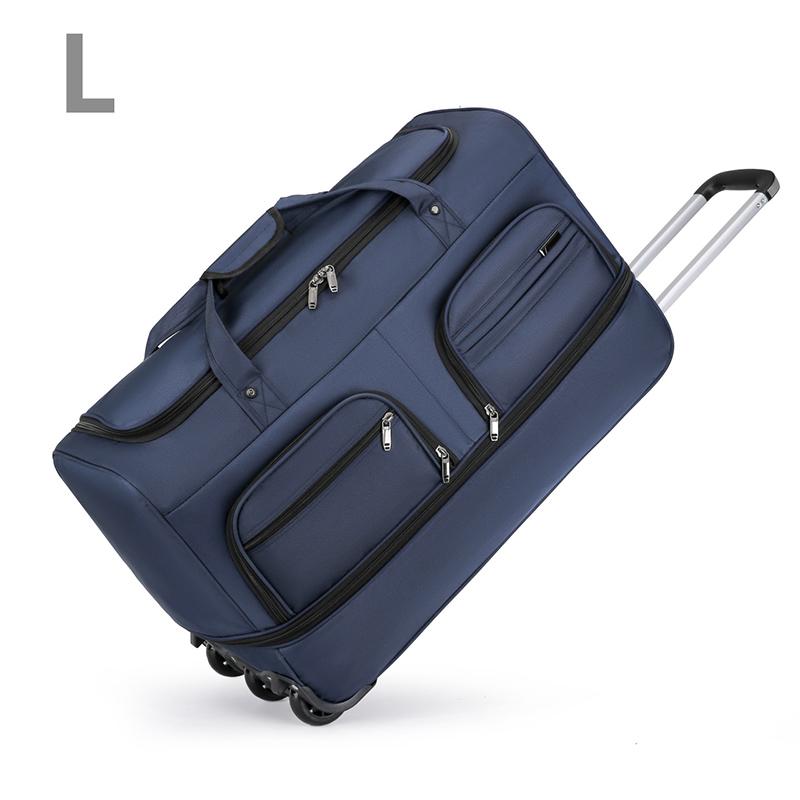 Increased Capacity Travel Bag Multi-function Folding and Expandable College Student Luggage Bag Long-distance Trolley Bag