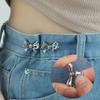 1PC Bowknot Button Adjuster for Pants and Skirts Waist Tightener Adjustable Waist Buckle for Jeans No Sewing Required