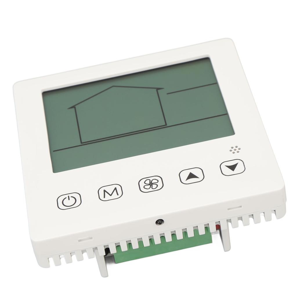 Air Conditioner Thermostat Clear LCD Display Temperature Humidity Detection Air Conditioning Control