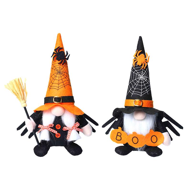 Halloween Gnome Plush, Tiered Tray Decoration Dinning Table Centerpiece Decor, Fall Elf Stuffed Gnome Gifts