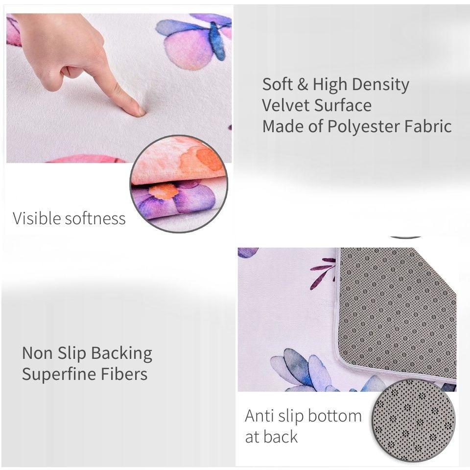 Green Flame Flannel Rug Horrible Skull Carpets Antislip Living Room Large Boys Room Mat Home Hot Sale Fashion 3D Printing Carpet