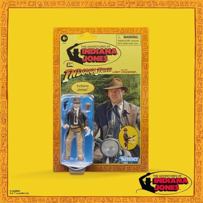Figurine - HASBRO - Indiana Jones Retro Collection - 9,5 Cm - Mixte - Intérieur