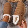 Fashion Women Boots Unisex Winter Waterproof Outdoor Snow Boots Women Slip On Casual Plush Comfortable Shoes for Women Botas De Mujer