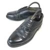 /Imperial Grade Premium Goodyear Leather Straight Tip Shoes/25.0E/Black/Business/Dress