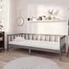 VidaXL Daybed with Mattress 90x200 Cm Grey Solid Pine Wood 3083616
