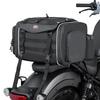 KEMIMOTO Expandable Seat Touring Bag with Rain Universal Motorcycle Rear Fits Most Including Ninja and KM-717 Bag, 25-30L, Cover,