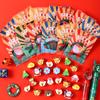 Classic Christmas Eraser Kids Pocket Eraser Christmas Halloween Birthday Party Supplies Surprise Gift Blind Bag