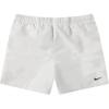 Elastic Waist Solid Color Casual Shorts Men Bottoms White NESSA560-100