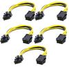 10pcs 22cm 6pin To 8pin PCIE Cable PCI-E Power Adapter Video Card Connector Wire