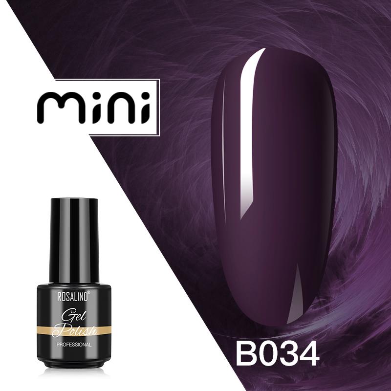 ROSALIND Colorful Nail Gel Polish Hybrid Gel Polish for Nail Art Design Soak Off Base Top Coat UV/LED Lamp Nail Enhancement 40 Colors