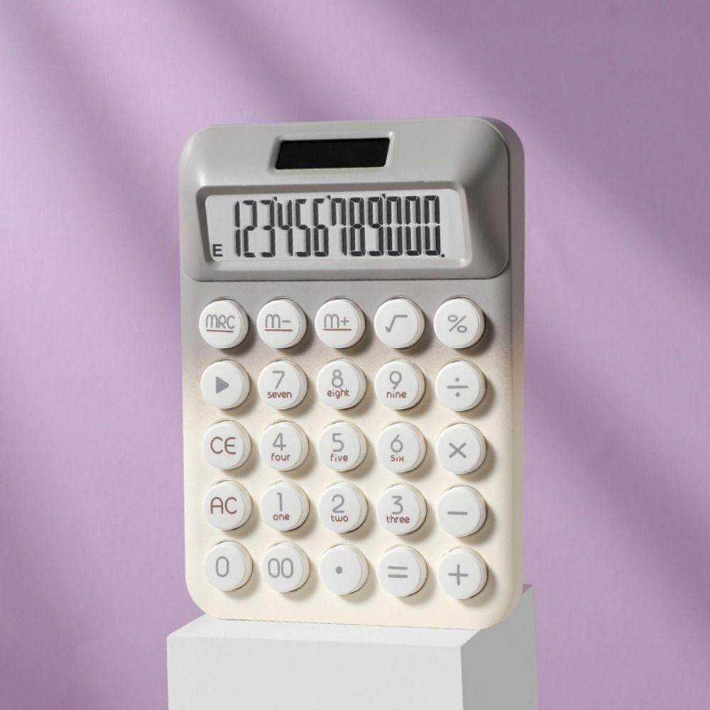 High-value Solar Desktop Calculator Candy Color Finance Calculator Financial Institution