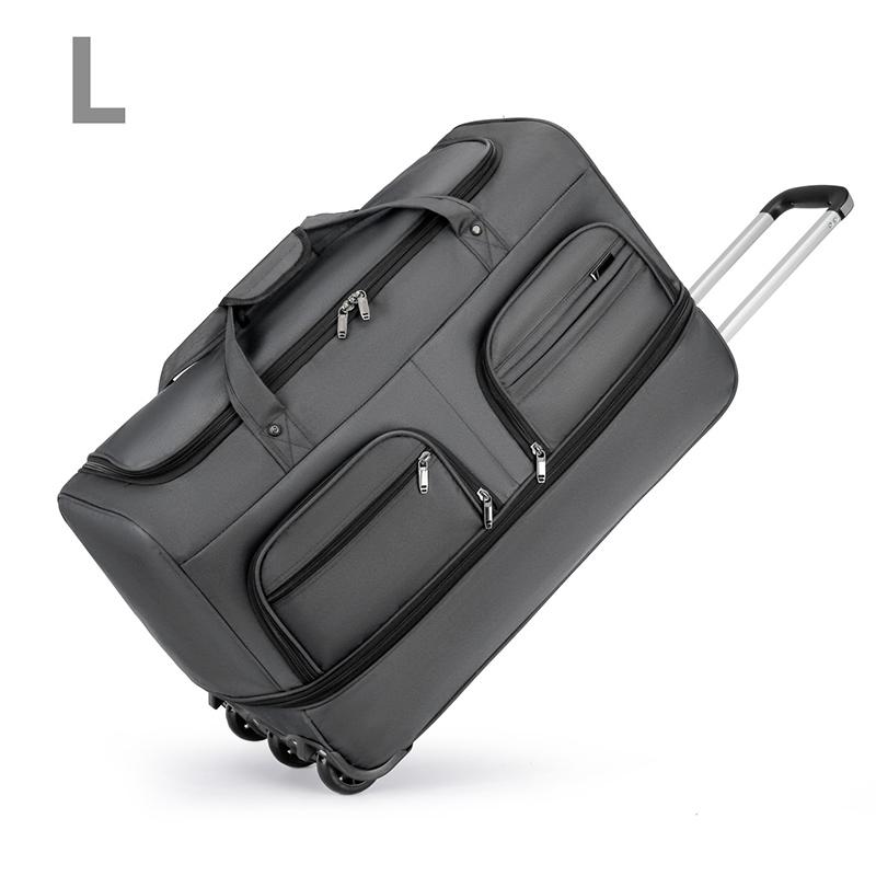 Increased Capacity Travel Bag Multi-function Folding and Expandable College Student Luggage Bag Long-distance Trolley Bag
