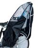 Child Bike Seat Rain Cover Transparent Window Bike Windshield Cover Bicycle Wind Protection Rain Awning for Camping Commuting