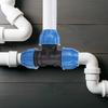 PE Plastic Water Pipe Fitting Accessories 32mm Tee Connector for Pipe Connection