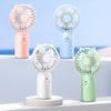 Simple Portable Mini Fan Cute Cartoon Cat Design Handheld Cooling Fan For Summer Outdoor Climbing Walking Camping Use
