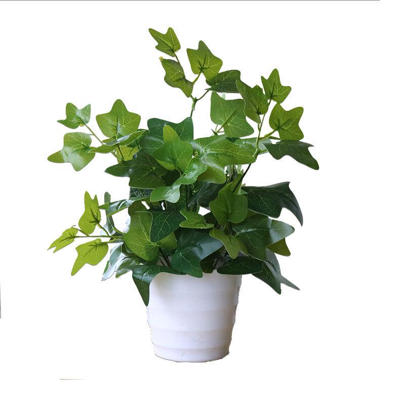 Имитация зеленого редиса в горшках для декора помещений и улицы - Искусственные цветы и растения