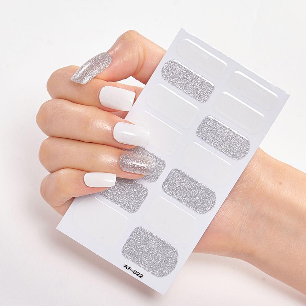 Girls Press On Nail Self Adhesive Nail Polish Strips Nail Art Decal Nail Stickers Full Nail Wraps