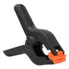 Wood Clamp - HILILAND - 4-inch Black Spring Clamp - Rubber Handle - Movable Clamping Block
