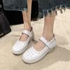 Round Toe Casual Flat Spring and Autumn Women's Shoes 2024  Solid Color Versatile Fashion Solid Color Shallow Mouth Flat Shoes