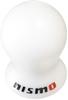 Nismo Shift Knob Common [Duracon White] 10&12mm (For 5/6MT Vehicles) C2865-1EA04
