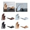 Elegant Hand Shape Incenses Burners with Ashes Catchers Handcrafts Incenses Stick Holder Set for Home Desktop Decors