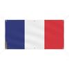 Bannière Drapeau De La France 6 Oeillets 120x240cm En Polyester