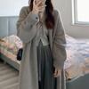 Autumn and Winter In The Long Section Sweater Jacket Loose Lazy Wind Design Sense of Leisure Temperament Niche Knitted Cardigan Female