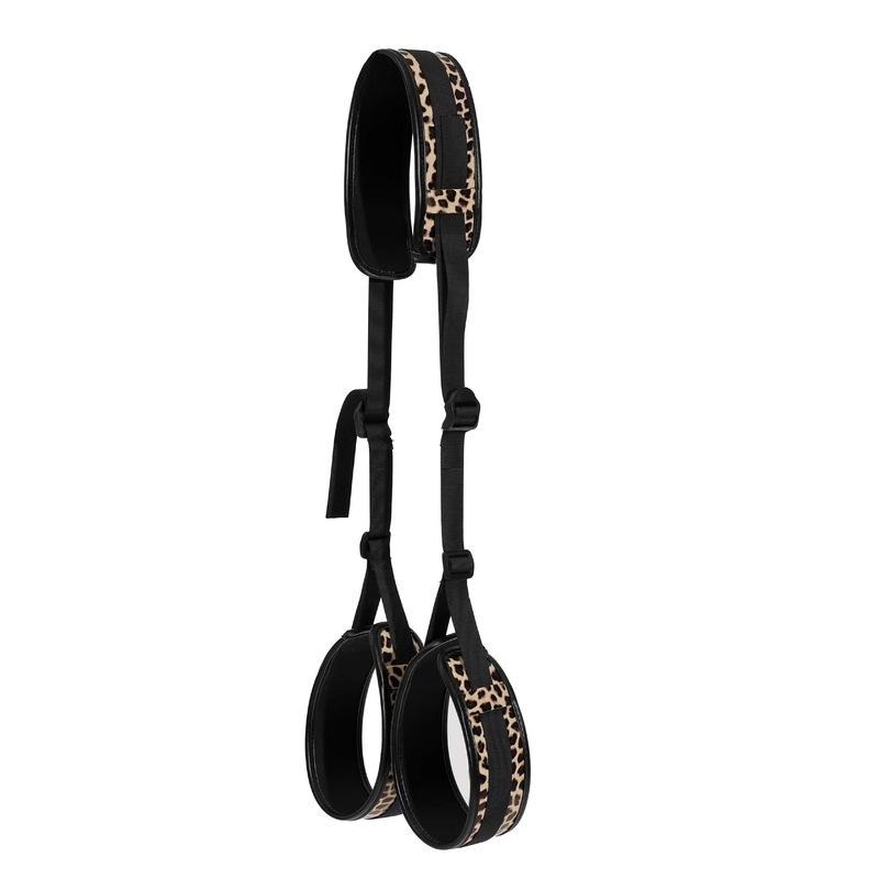 Bondage Harness Sex Eye Mask Open Leg Ankle Cuffs Restraints Slave Sex Toys For Couples Women's Exotic Accessories