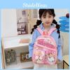 Printed Children Capybara Backpack Breathable Lightweight Cute Cartoon Schoolbag