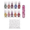 Mercury Manicure Kit, Party Palette, 12 Piece Kit
