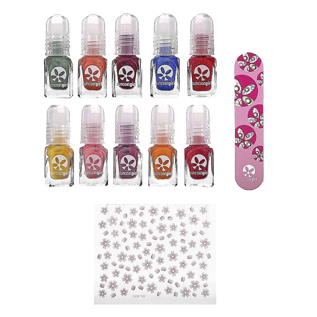 Mercury Manicure Kit, Party Palette, 12 Piece Kit