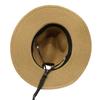 Beach Sun Straw Hat for Women Wide Brim Sun Protection Woven Hat Summer Foldable Packable Roll Up Cap for Travel