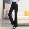 Pants Women's Spring and Autumn Micro-flared Pants, High-waist Stretch Suit, Long Casual Flared Pants