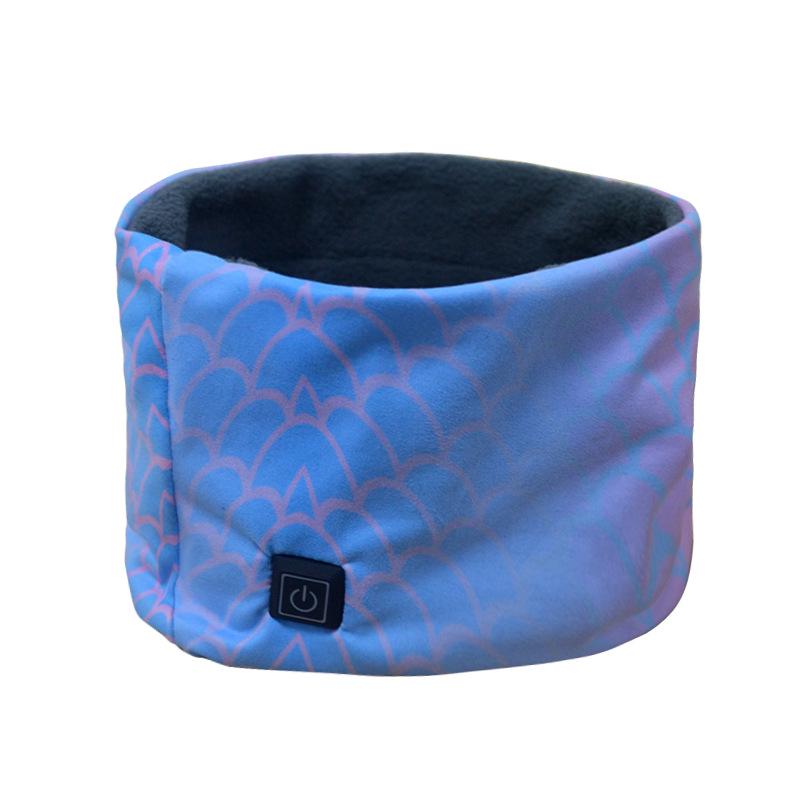 Unisex USB Heated Three-Speed Electric Fleece Scarf for Neck Warmer and Cold Protection
