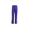 Originals Adibreak Tracksuit Bottoms Striped Color Block Elastic Waist Knitted Sports Pants Women Bottoms Purple IP0624