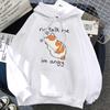 Fun No Talk Me Cute Angry Cat Print Men/Women Cotton Hoodie Casual Oversized Pullover Popular Sweatshirt Fashion Unisex Clothing