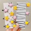 2023 New Geometric Star Hairpins Set Sweet Hair Clips Barrettes For Women Girls Hair Accessories Korean Ornament Headwear Hairgrip