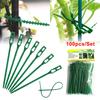100PCS Tree Ties Adjustable Plant Ties Garden Ties Flexible Plant Cable Ties for Supporting Rose