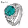 Lindon Fashion Jewelry Ring with Zircon Rings for Women Wedding Party Gift Adjustable Rose Gold