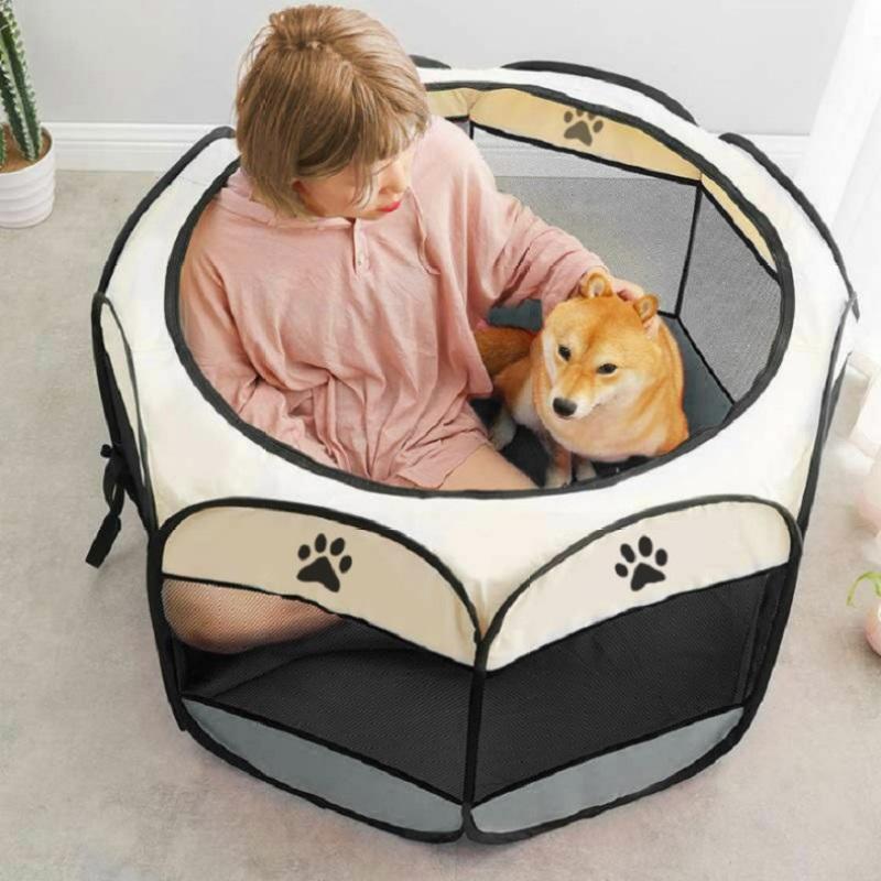 Portable Folding Pet Tent Dog House High Quality Durable Dog Fence For Cats Large Outdoor Dog Cage Pet Playpen Cat