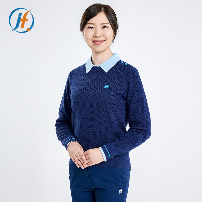 Xingzaoyi Women's Commuter Style Round Neck Sweater