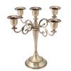 5 Arms Alloy Candle Holder European Style Candelabra Wedding Candlestick Home Decor Bronze
