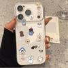 Transparent Cartoon Puppy Case for Apple iPhone 13Pro/XS/14/15/16/17ProMax