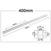 1 Pc T-Slot Track 300-600mm Aluminium Alloy For Woodworking