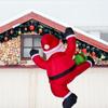 Christmas Inflatables Climbing Santa Claus Hanging Decorative Funny Decoration