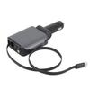 Retractable Car Charger 120W USB C Car Charger Adapter Car Phone Charger with 31.5in Cord Starlight